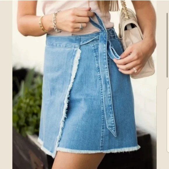 Madewell denim wrap mini - Picture 1 of 4